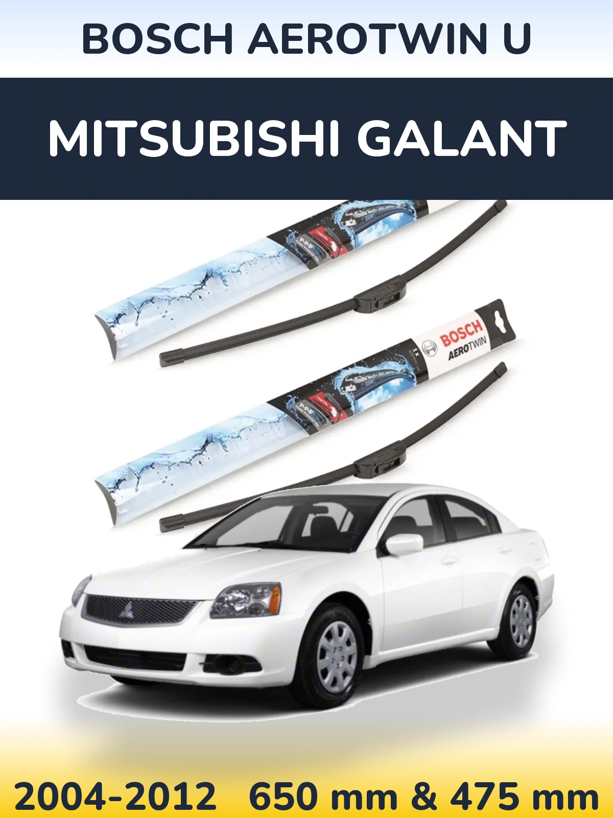Torkarblad BOSCH AeroTwin U för Mitsubishi Galant