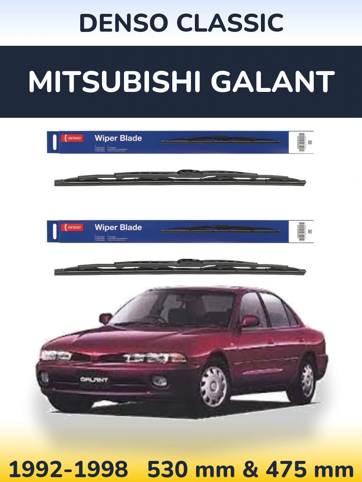 Torkarblad Denso Classic för Mitsubishi Galant