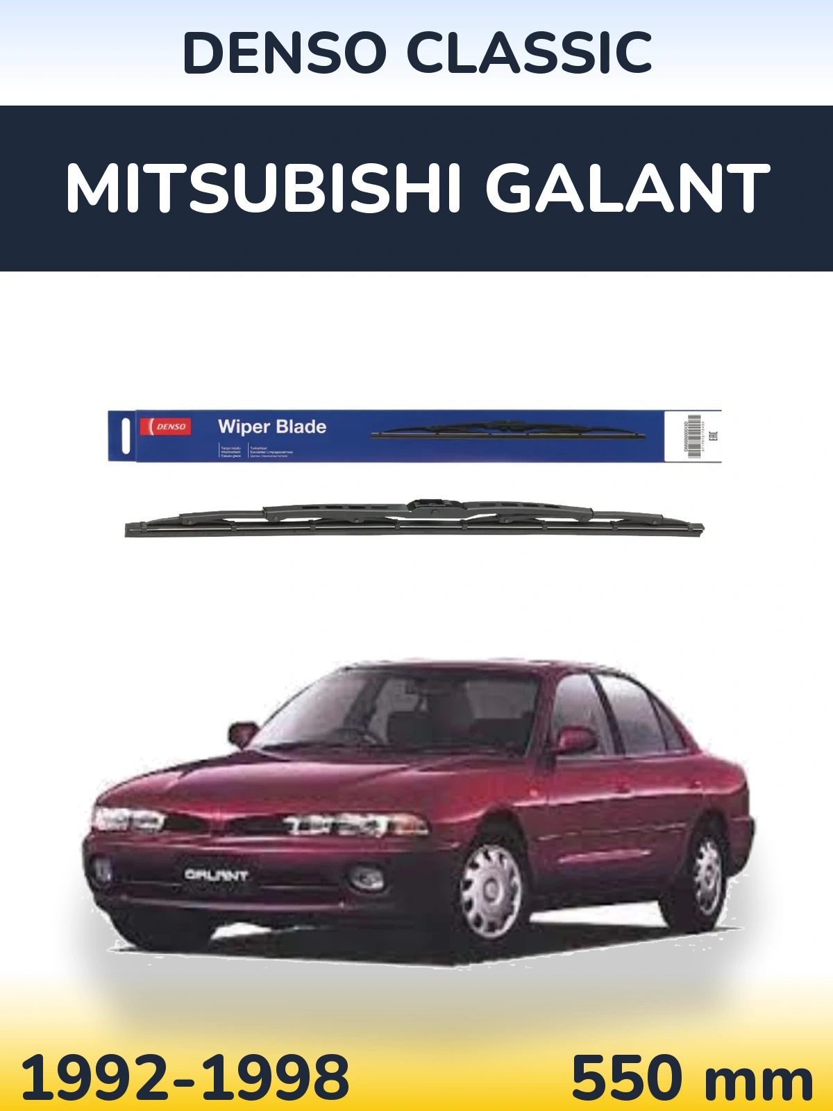 Torkarblad Denso Classic för Mitsubishi Galant