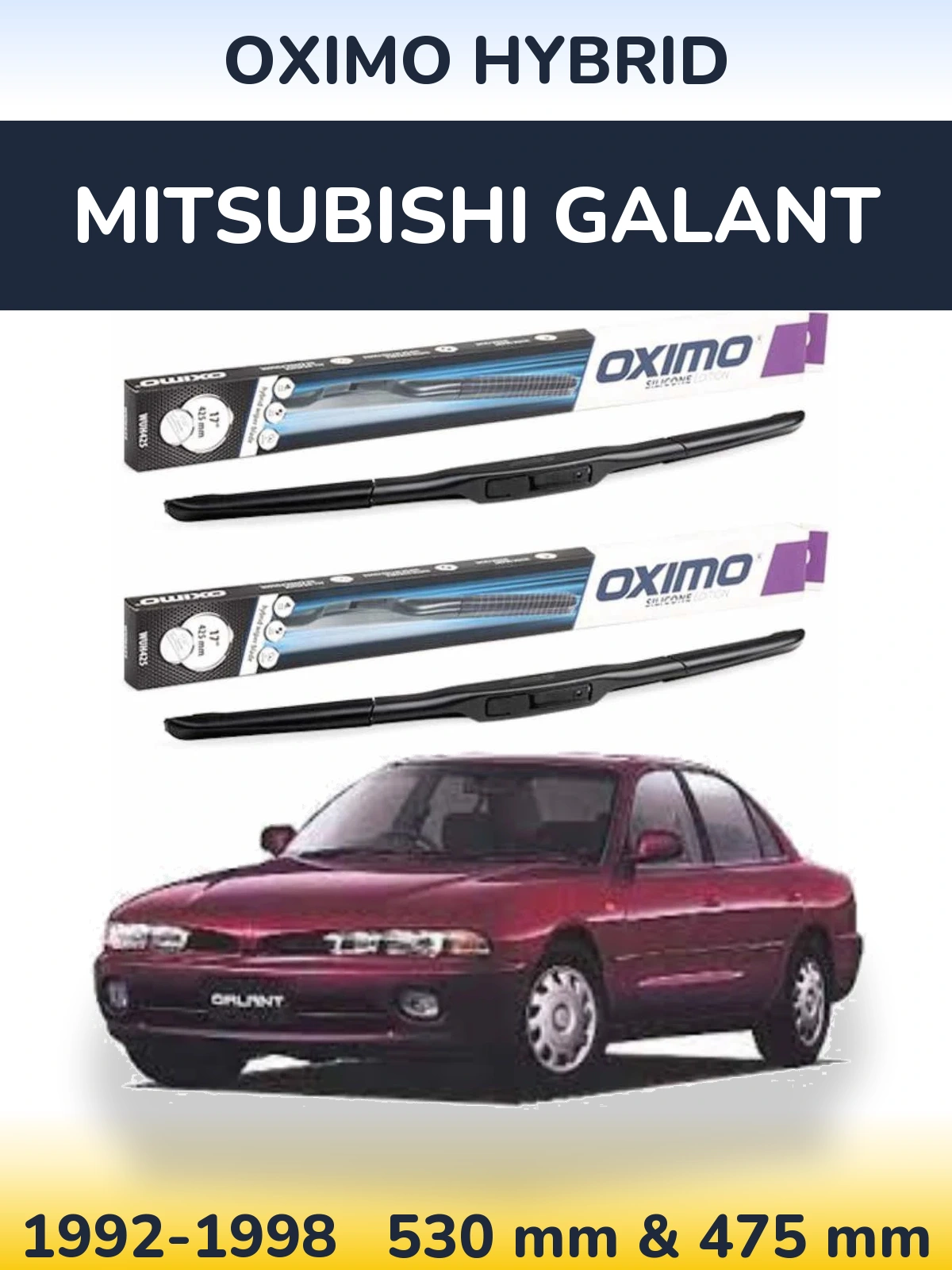 Torkarblad Oximo Hybrid för Mitsubishi Galant