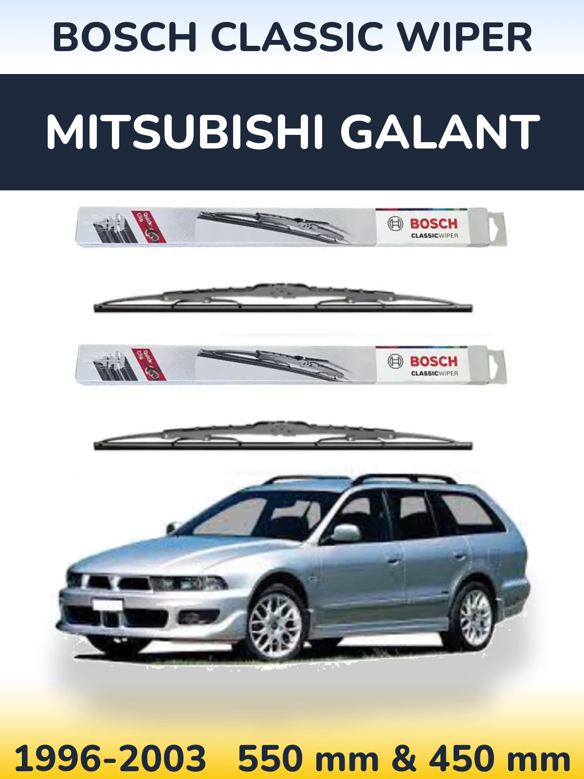 Torkarblad BOSCH Classic Wiper för Mitsubishi Galant