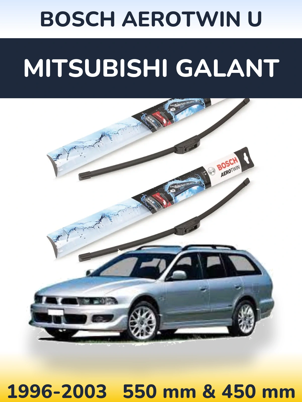 Torkarblad BOSCH AeroTwin U för Mitsubishi Galant