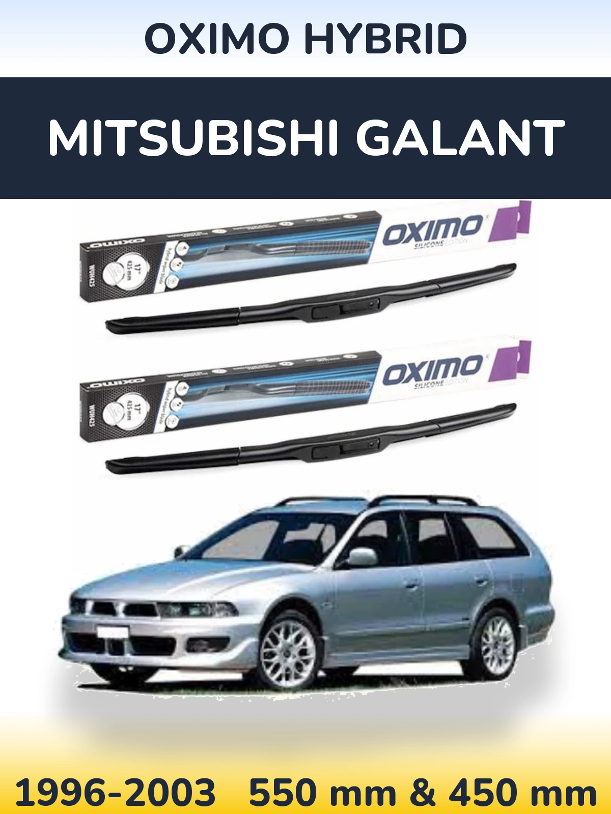 Torkarblad Oximo Hybrid för Mitsubishi Galant
