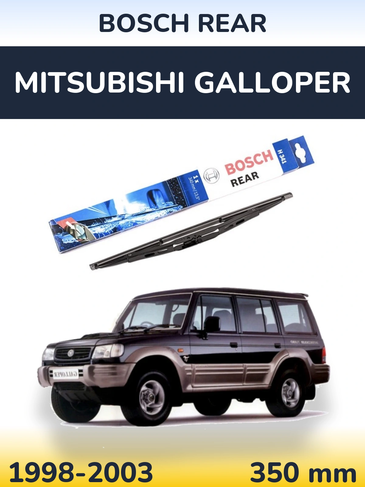 Torkarblad BOSCH Rear för Mitsubishi Galloper