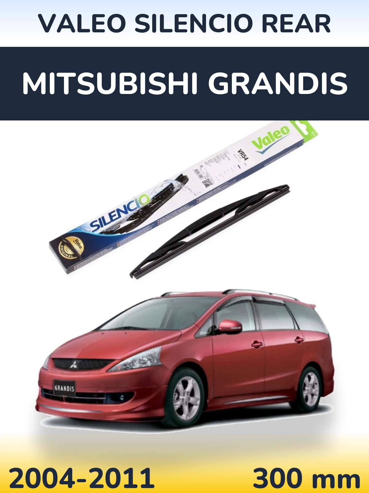 Torkarblad Valeo Silencio Rear för Mitsubishi Grandis