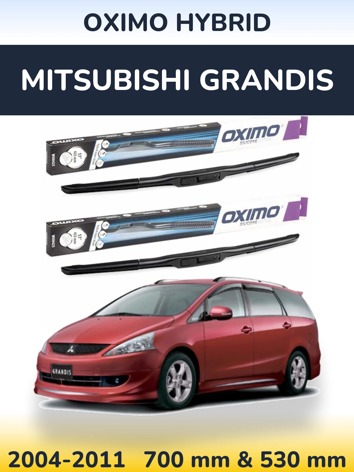Torkarblad Oximo Hybrid för Mitsubishi Grandis