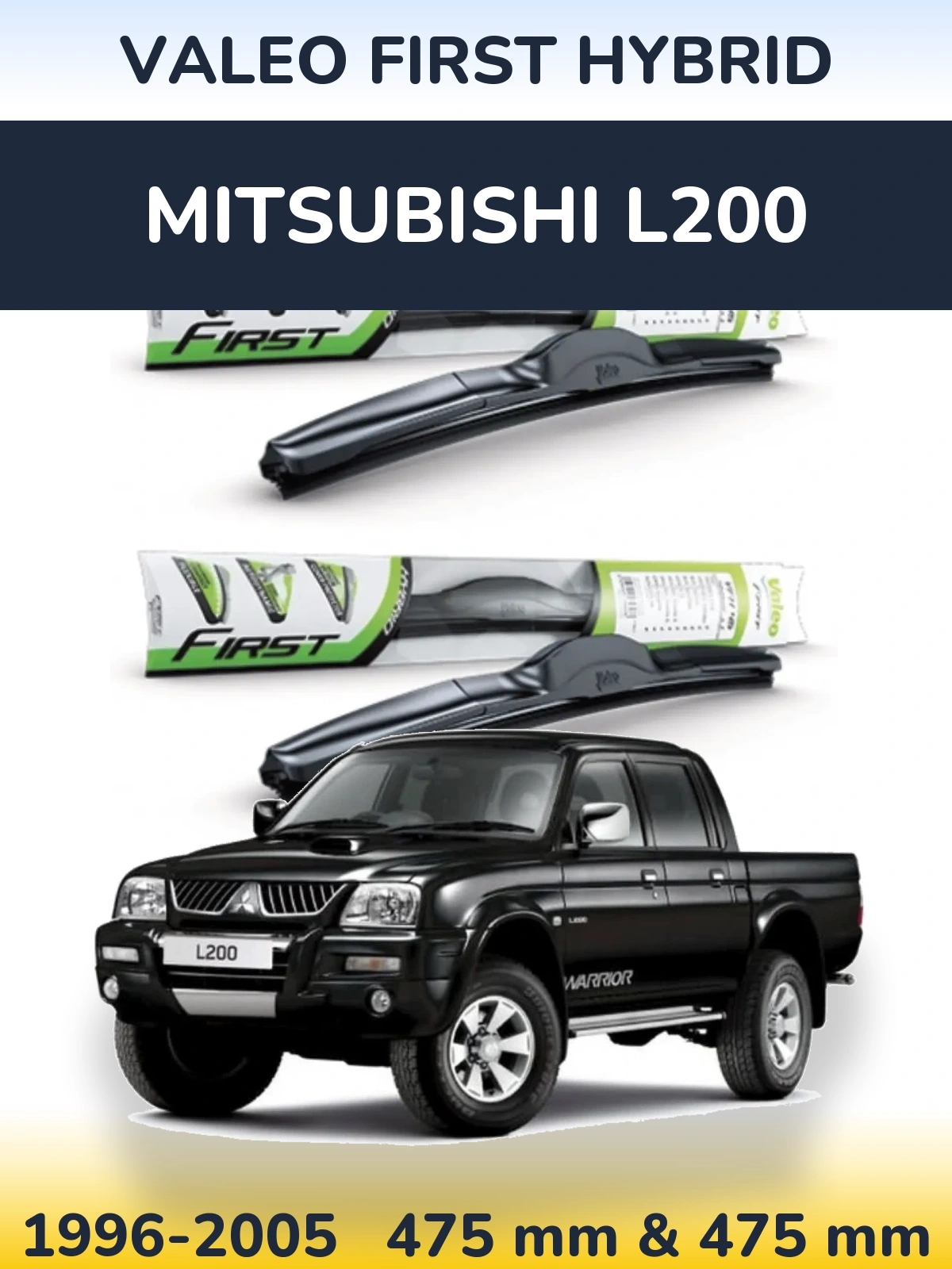 Torkarblad Valeo First Hybrid för Mitsubishi L200