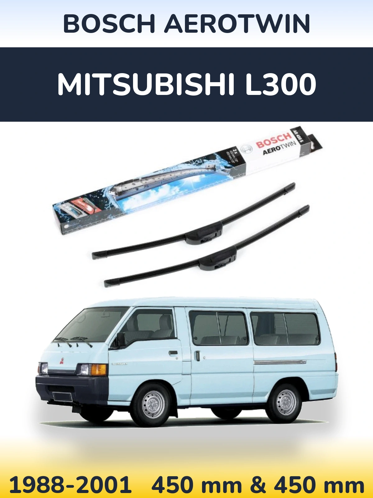Torkarblad BOSCH AeroTwin för Mitsubishi L300