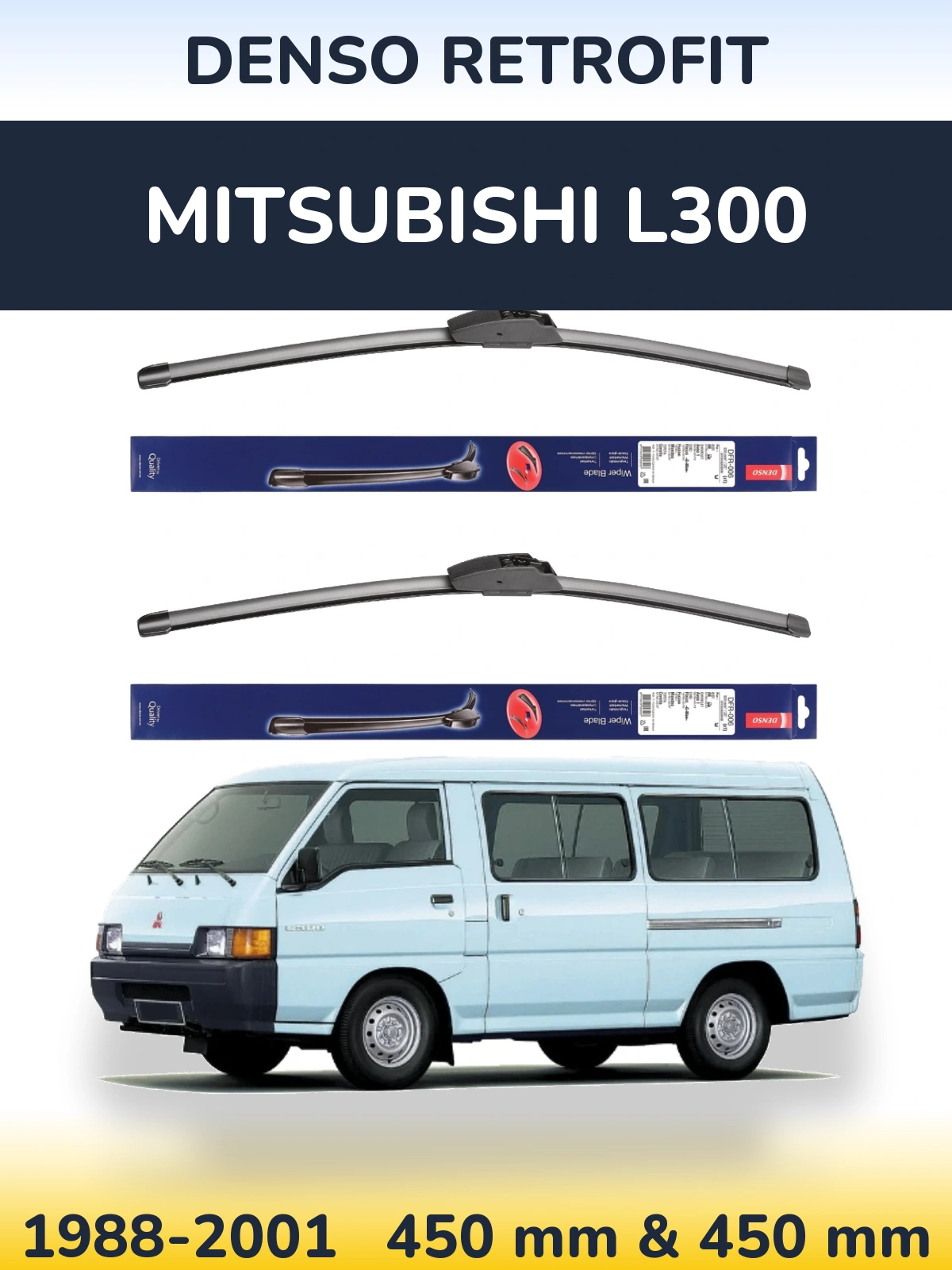 Torkarblad Denso Retrofit för Mitsubishi L300