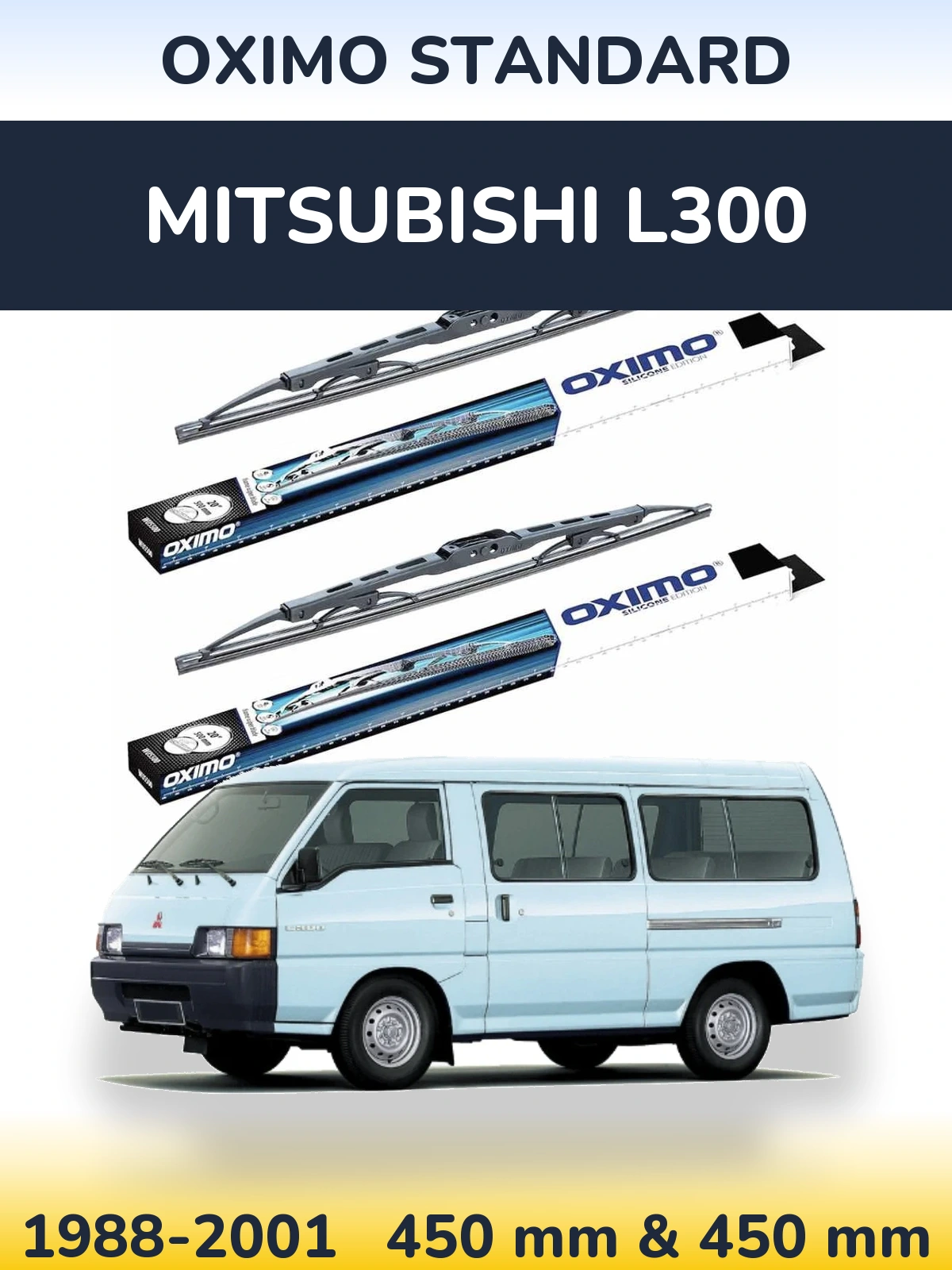 Torkarblad Oximo Standard för Mitsubishi L300