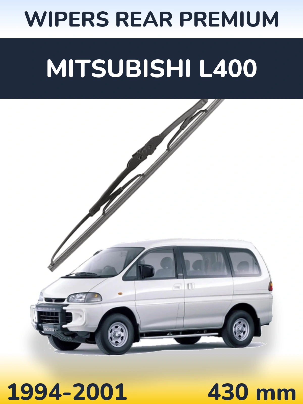 Torkarblad WIPERS REAR PREMIUM för Mitsubishi L400