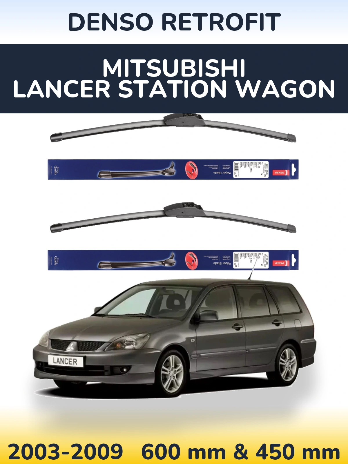 Torkarblad Denso Retrofit för Mitsubishi Lancer Station Wagon