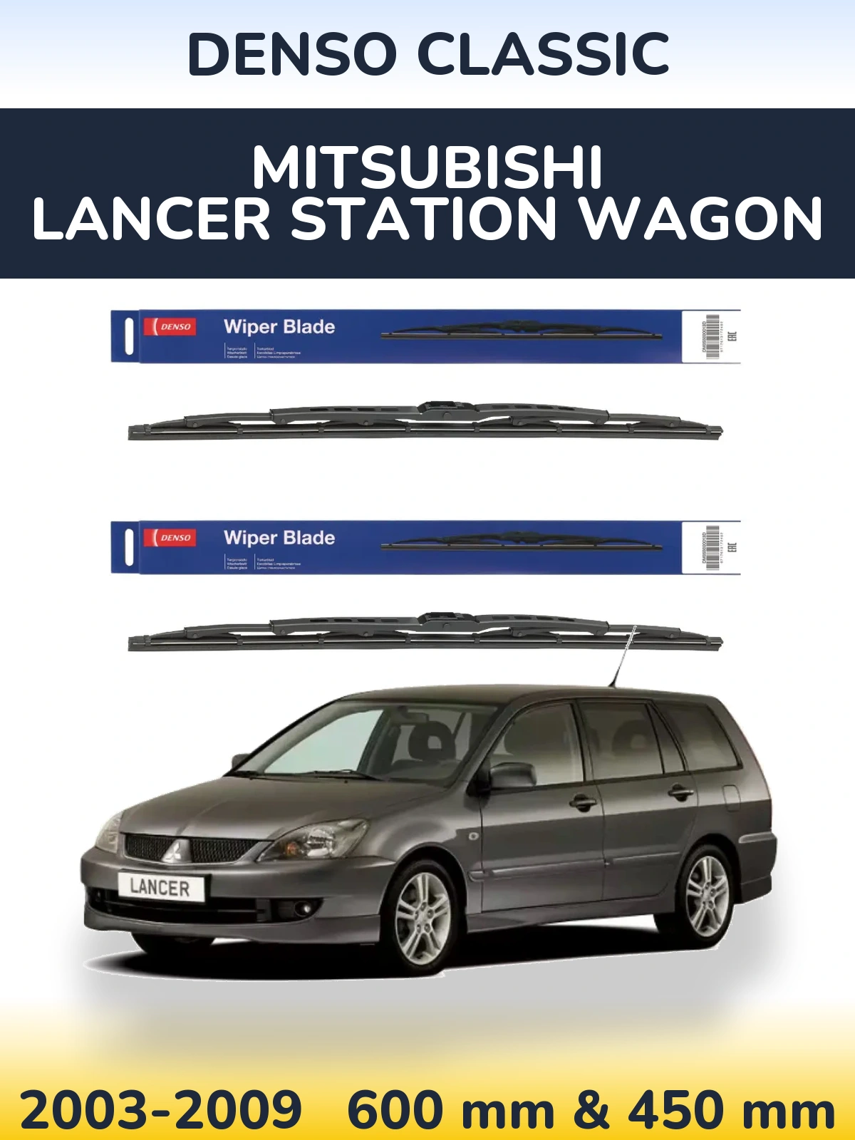 Torkarblad Denso Classic för Mitsubishi Lancer Station Wagon