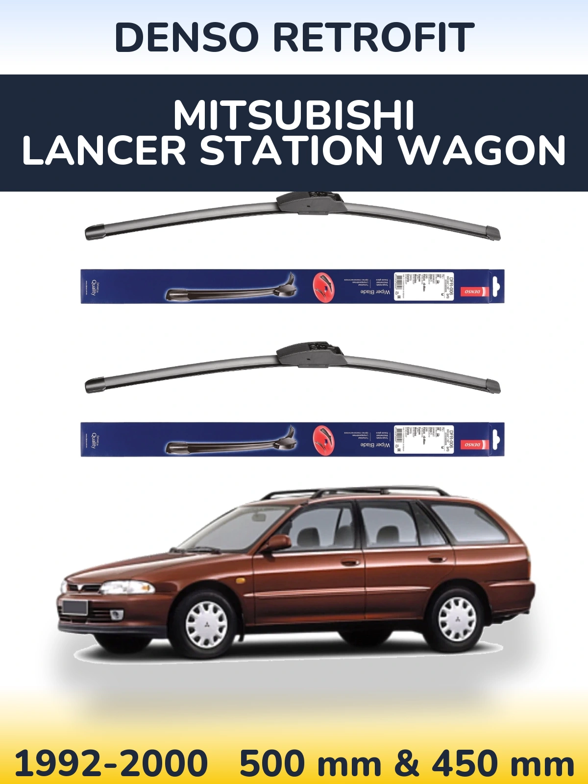 Torkarblad Denso Retrofit för Mitsubishi Lancer Station Wagon