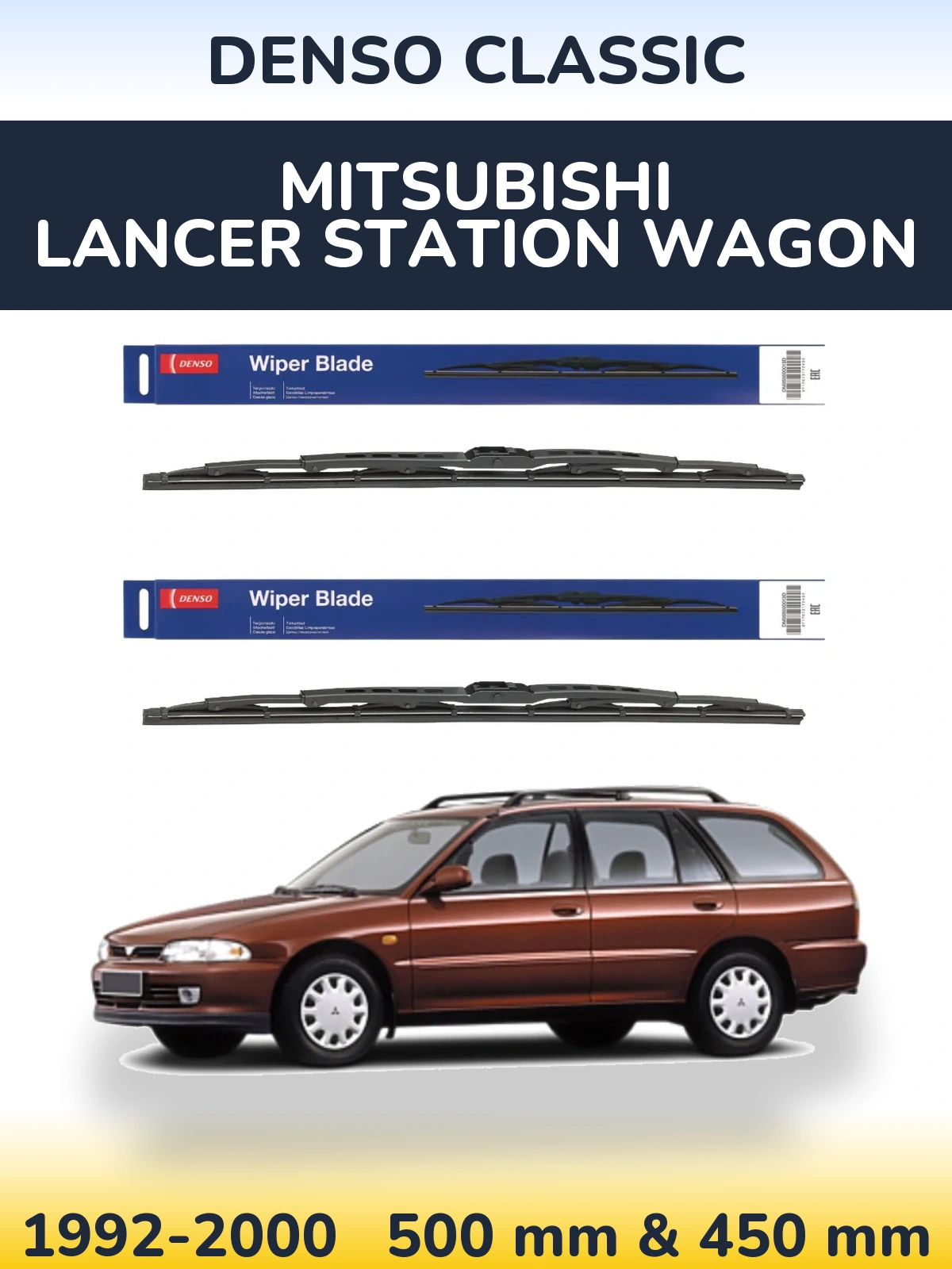 Torkarblad Denso Classic för Mitsubishi Lancer Station Wagon