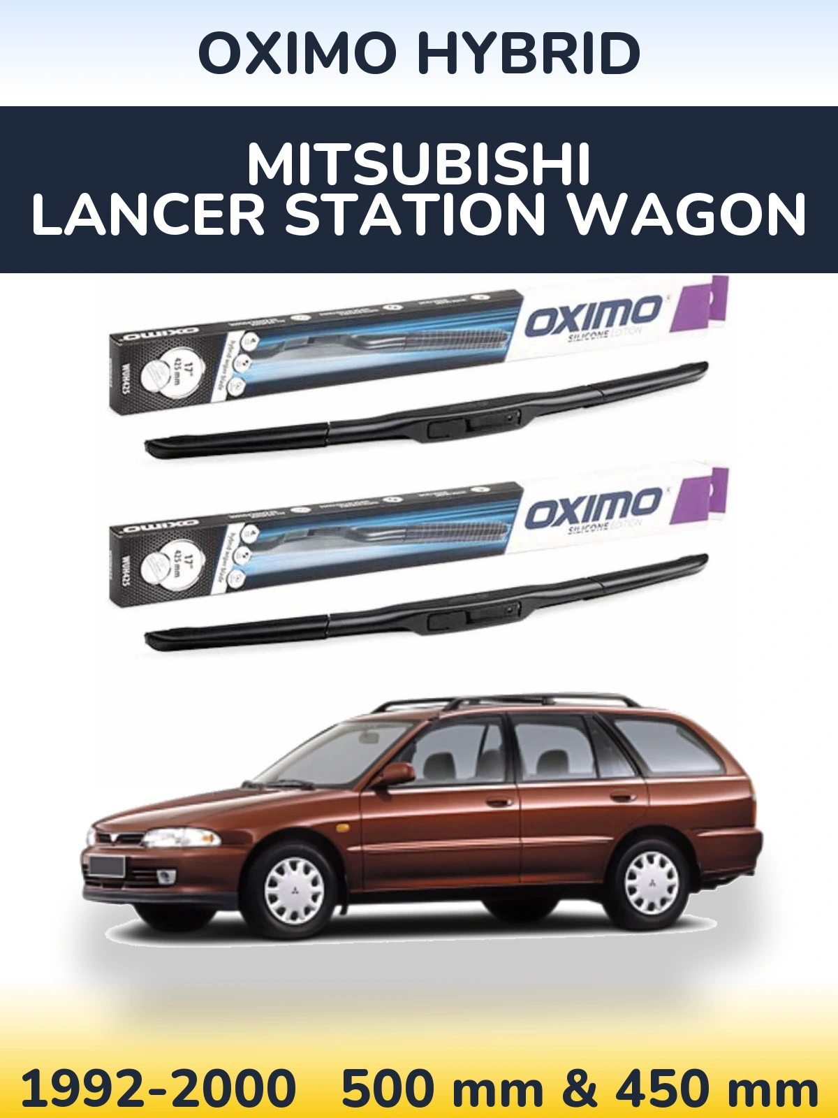 Torkarblad Oximo Hybrid för Mitsubishi Lancer Station Wagon