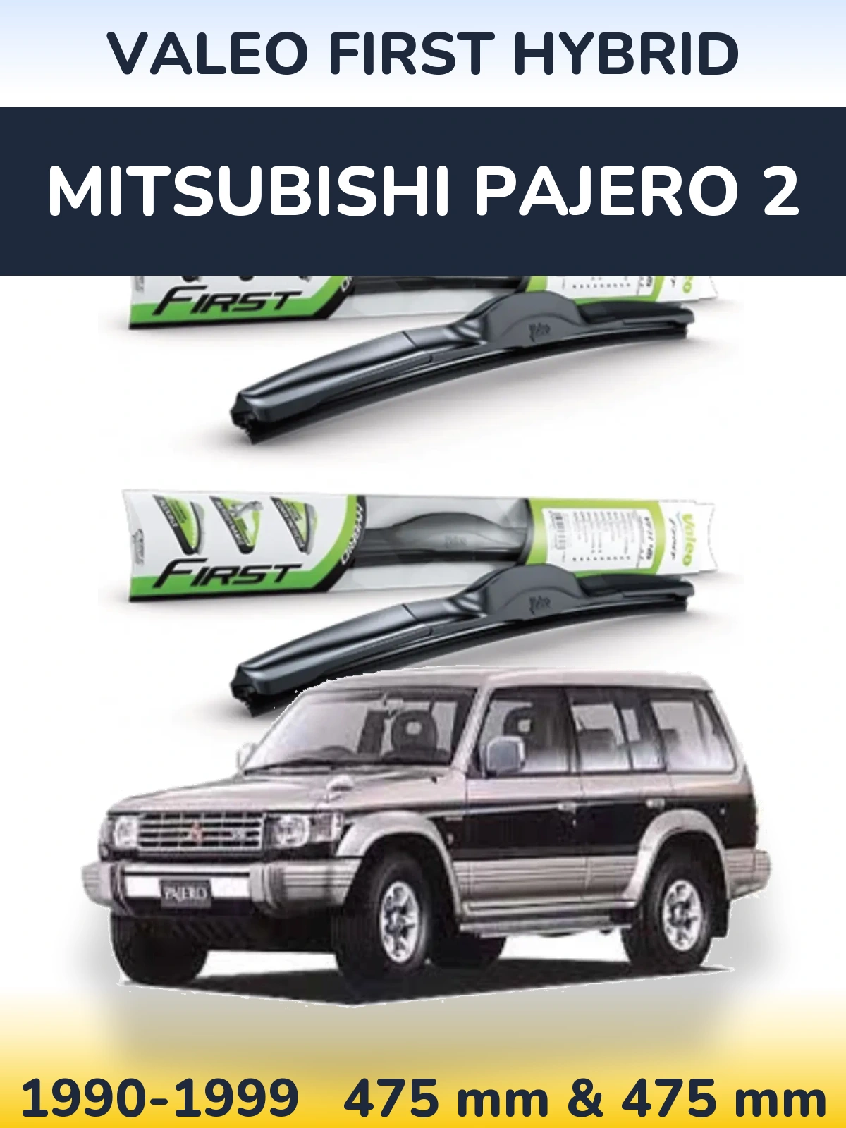 Torkarblad Valeo First Hybrid för Mitsubishi Pajero 2