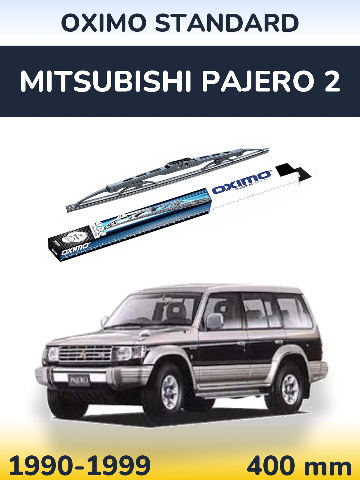 Torkarblad Oximo Standard för Mitsubishi Pajero 2