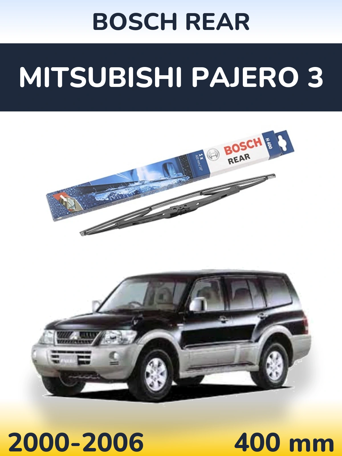 Torkarblad BOSCH Rear för Mitsubishi Pajero 3