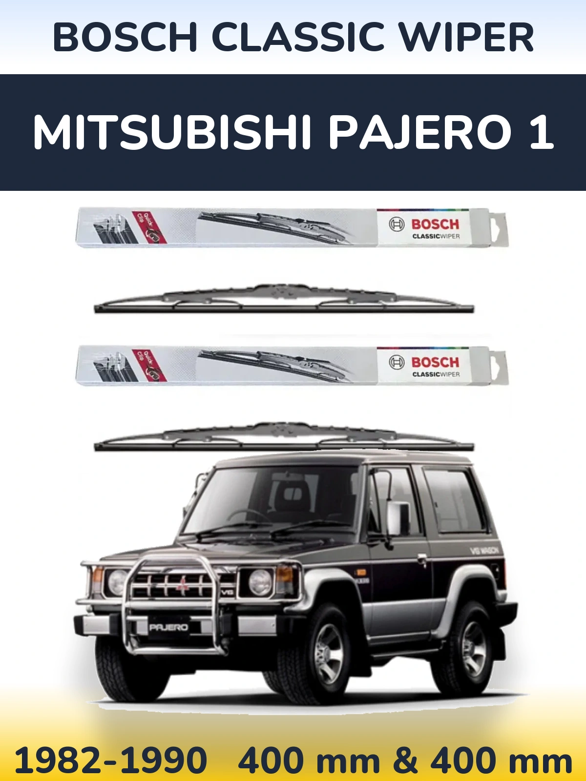 Torkarblad BOSCH Classic Wiper för Mitsubishi Pajero 1