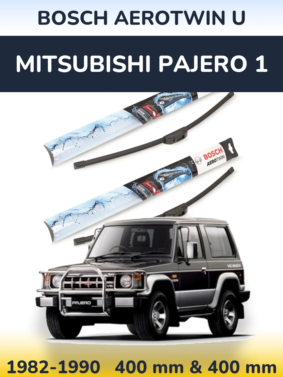 Torkarblad BOSCH AeroTwin U för Mitsubishi Pajero 1