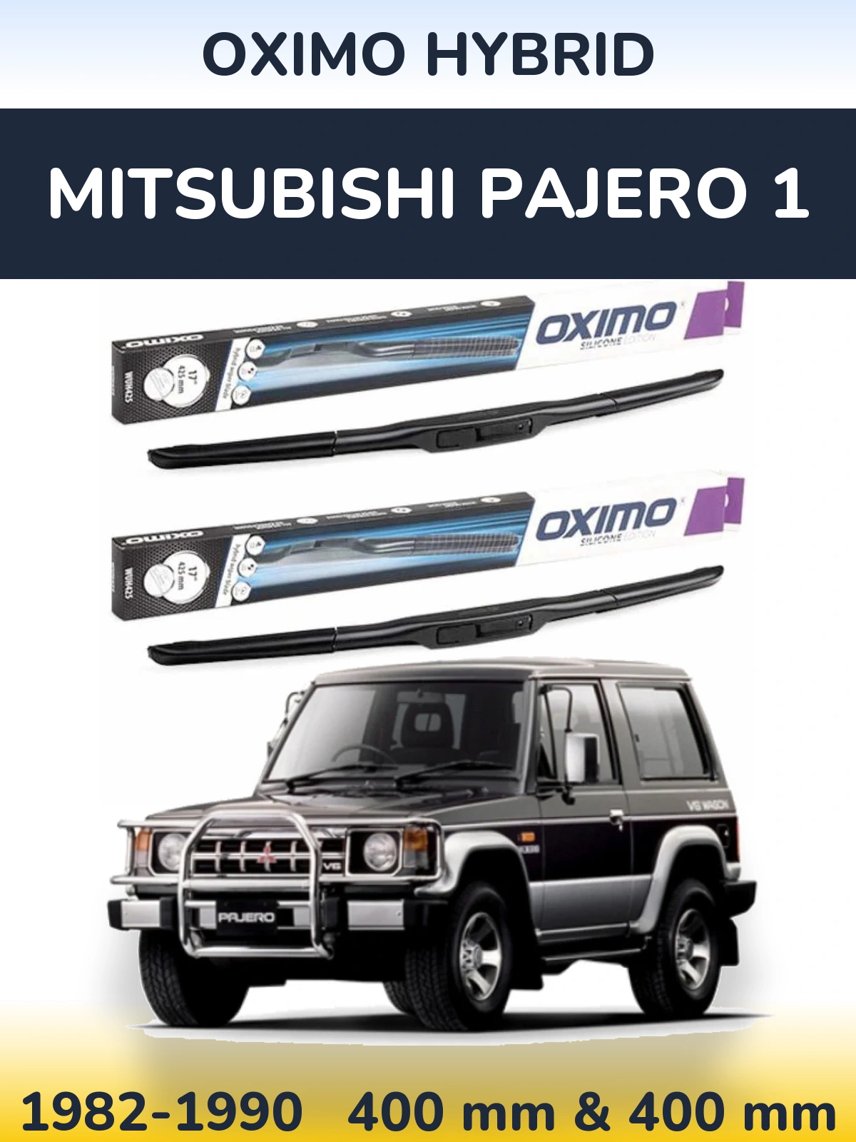 Torkarblad Oximo Hybrid för Mitsubishi Pajero 1