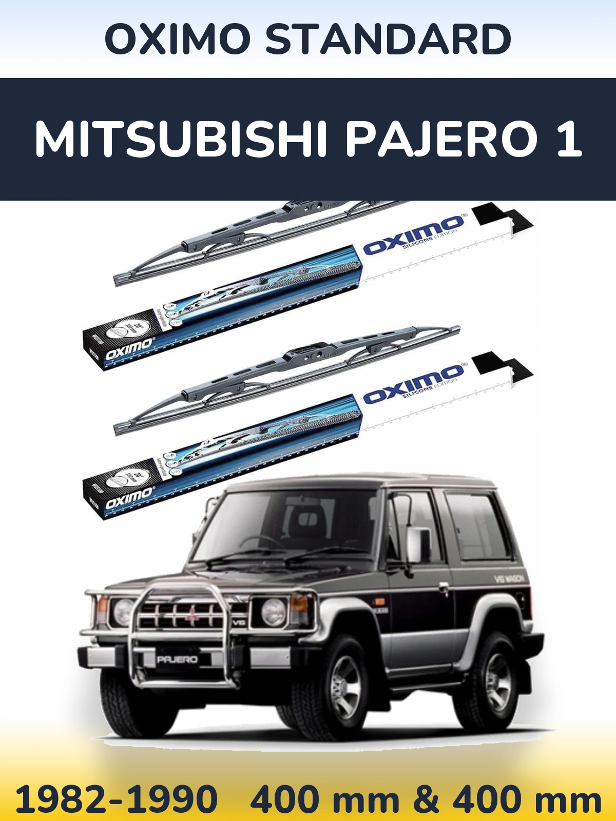 Torkarblad Oximo Standard för Mitsubishi Pajero 1