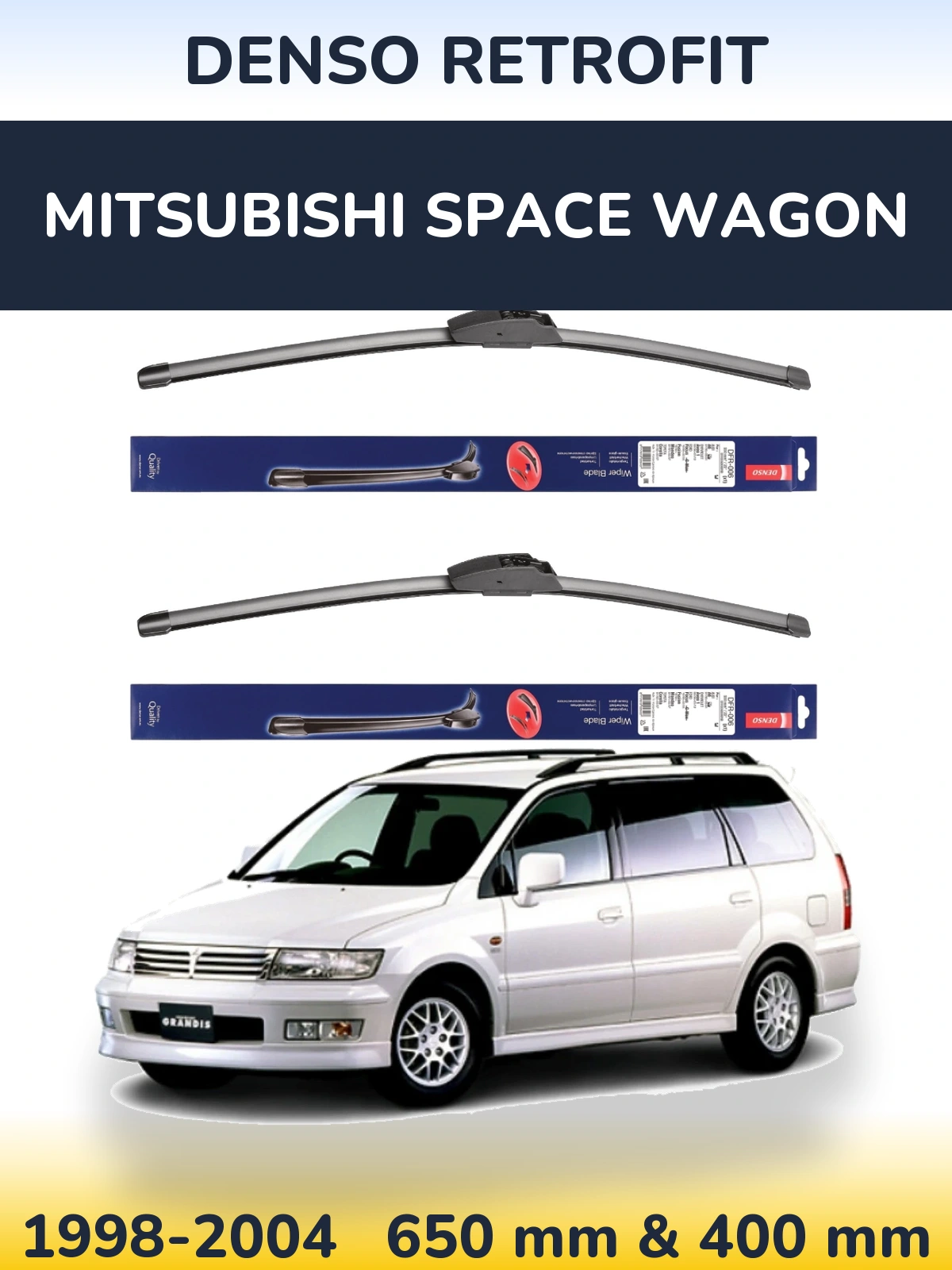 Torkarblad Denso Retrofit för Mitsubishi Space Wagon