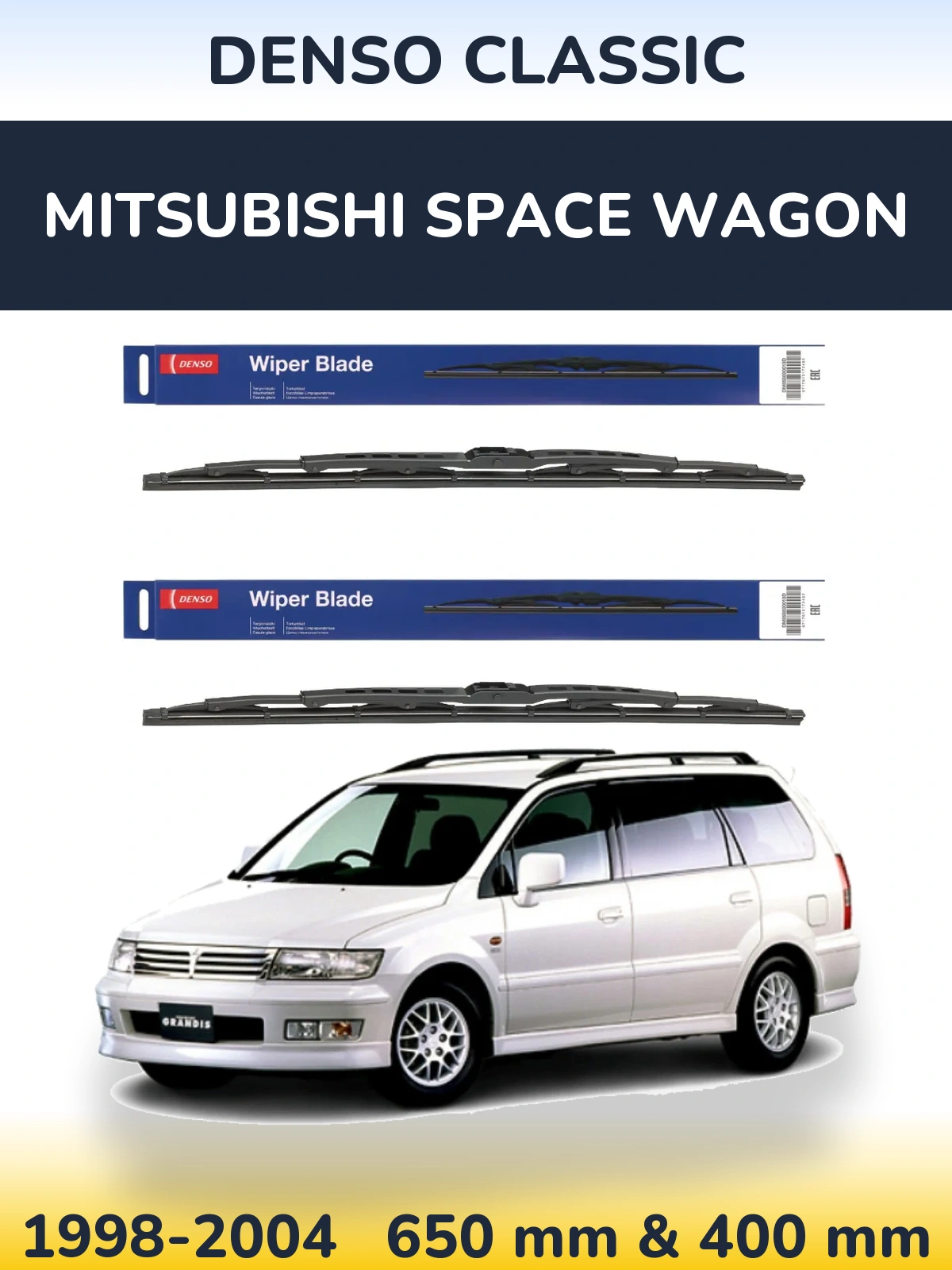 Torkarblad Denso Classic för Mitsubishi Space Wagon