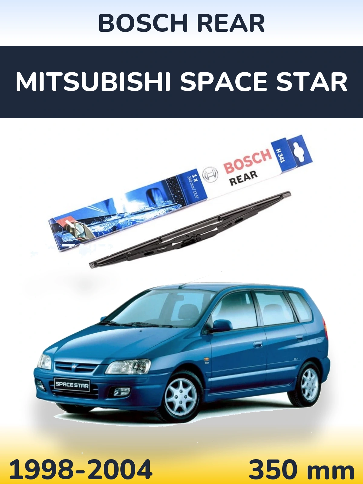 Torkarblad BOSCH Rear för Mitsubishi Space Star