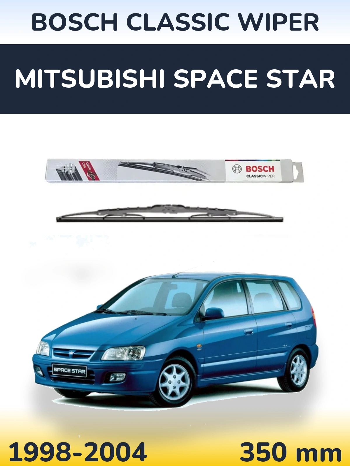 Torkarblad BOSCH Classic Wiper för Mitsubishi Space Star