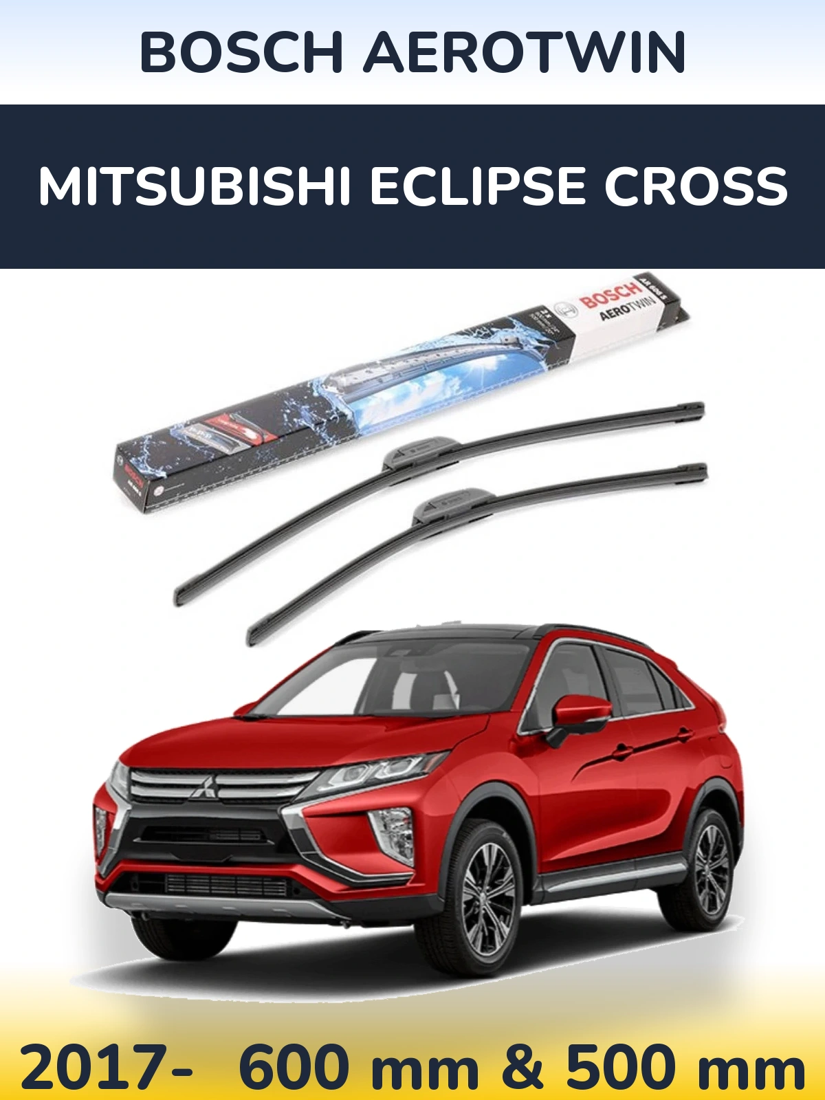Torkarblad BOSCH AeroTwin för Mitsubishi Eclipse Cross