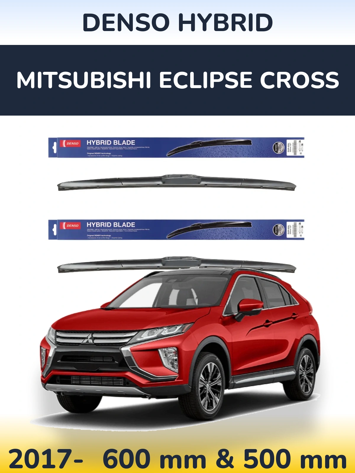 Torkarblad Denso Hybrid för Mitsubishi Eclipse Cross