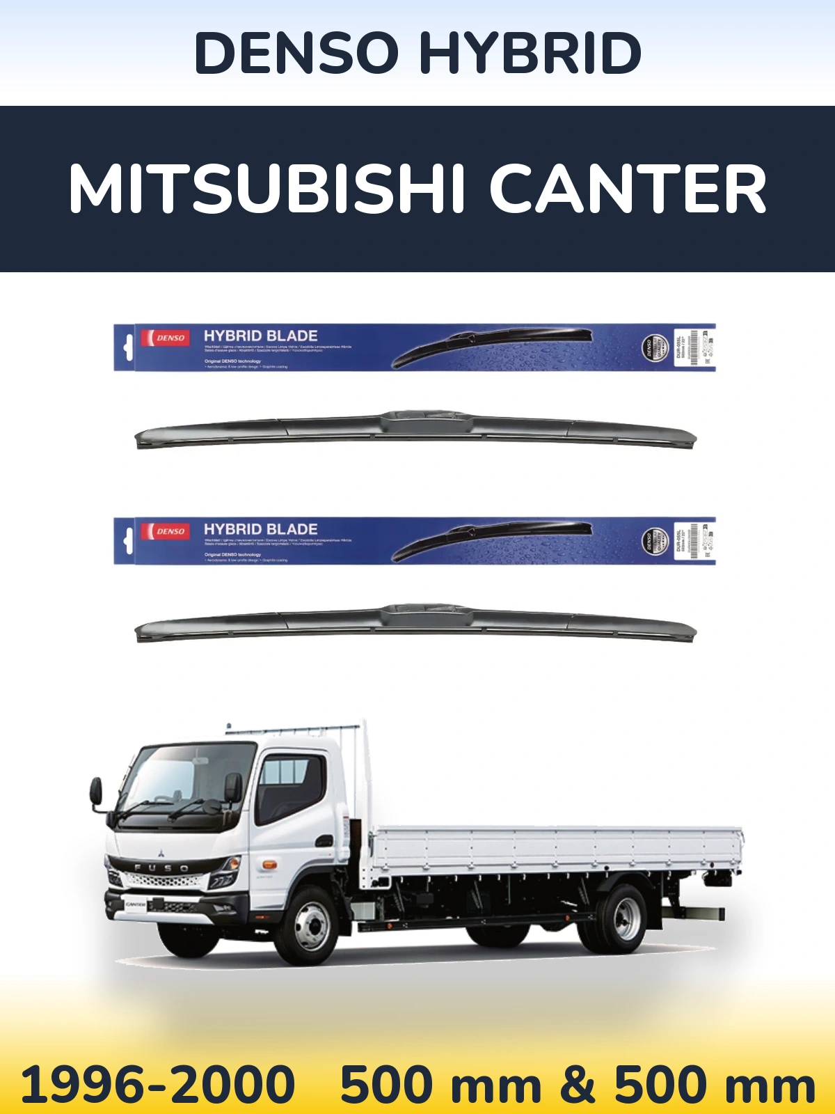 Torkarblad Denso Hybrid för Mitsubishi Canter