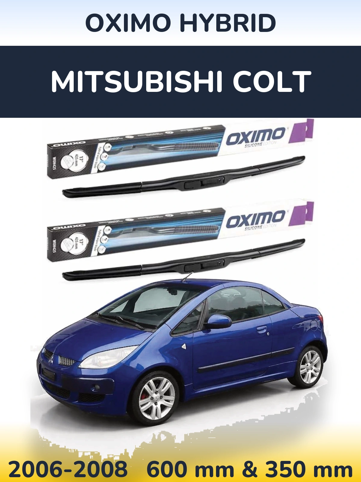 Torkarblad Oximo Hybrid för Mitsubishi Colt