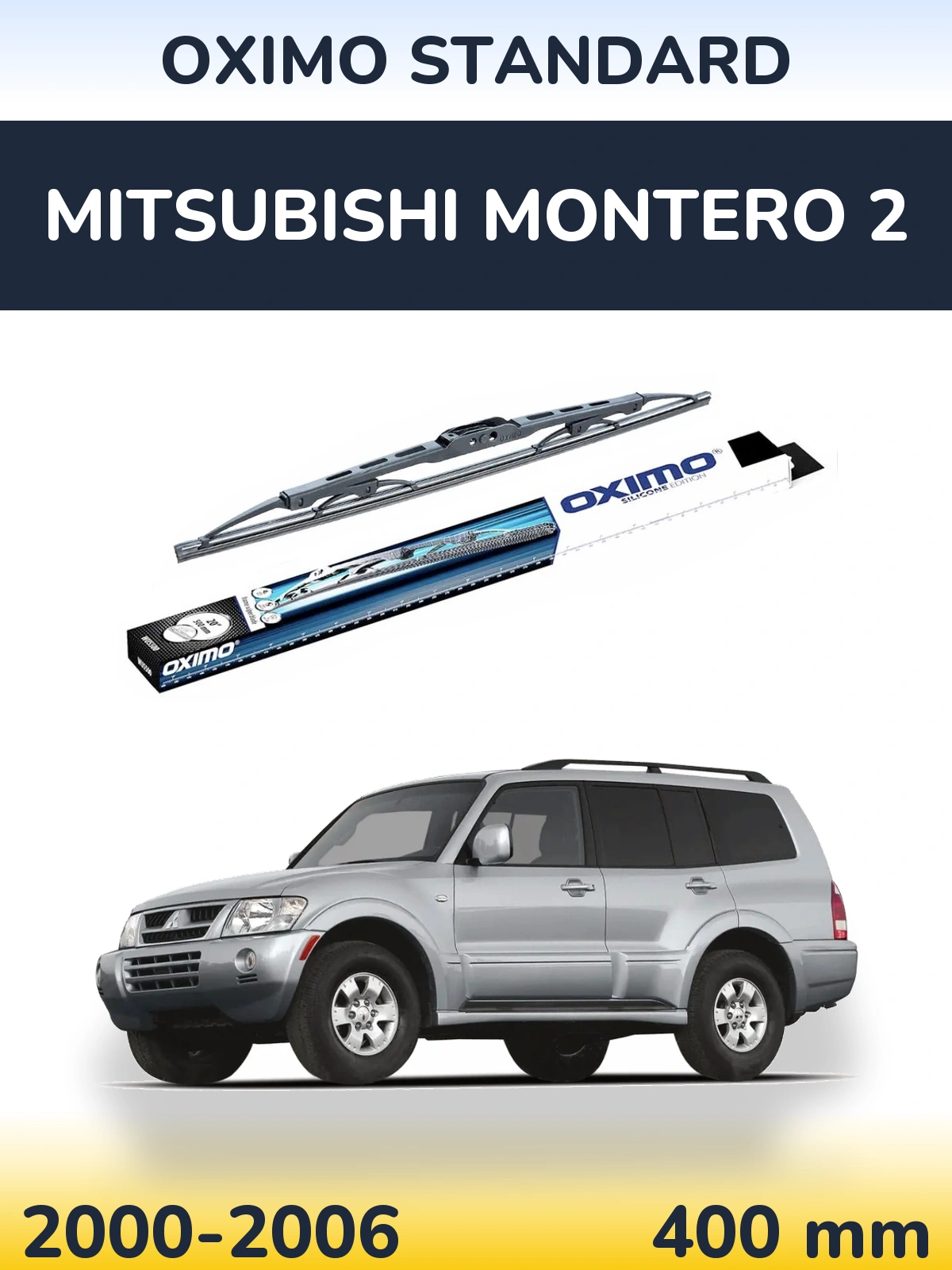 Torkarblad Oximo Standard för Mitsubishi Montero 2