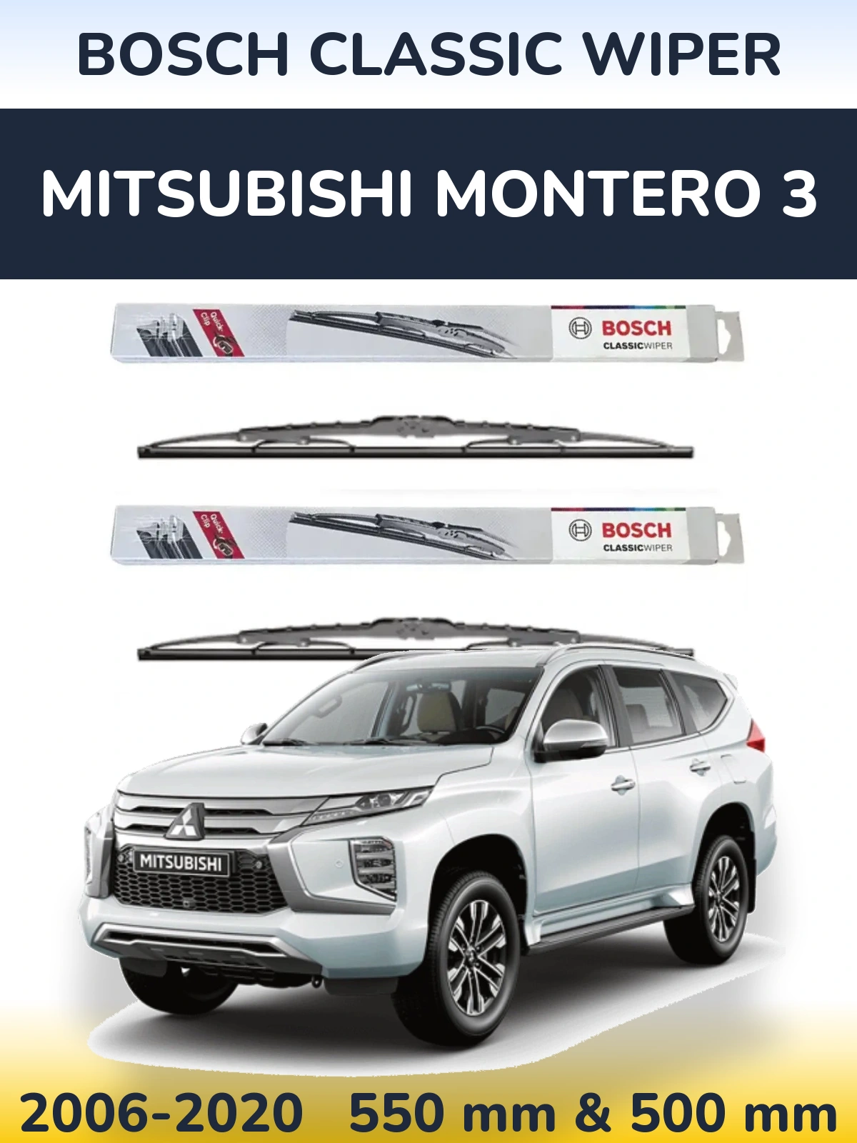 Torkarblad BOSCH Classic Wiper för Mitsubishi Montero 3