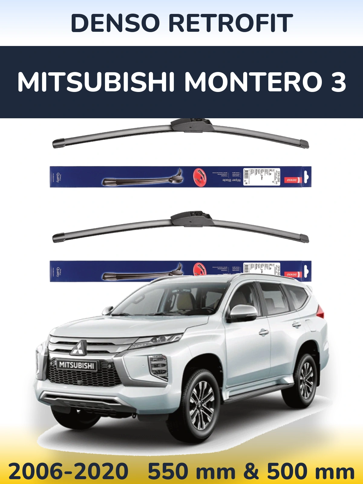Torkarblad Denso Retrofit för Mitsubishi Montero 3