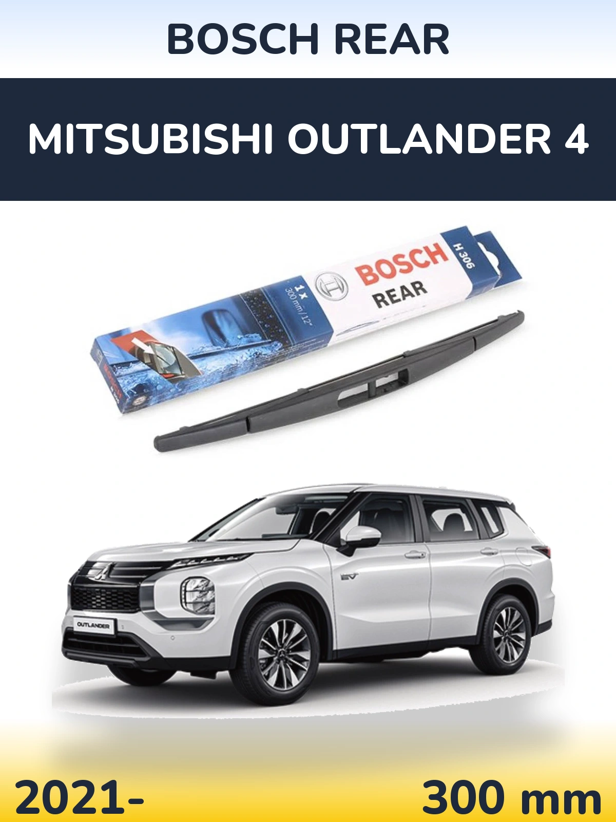 Torkarblad BOSCH Rear för Mitsubishi Outlander 4
