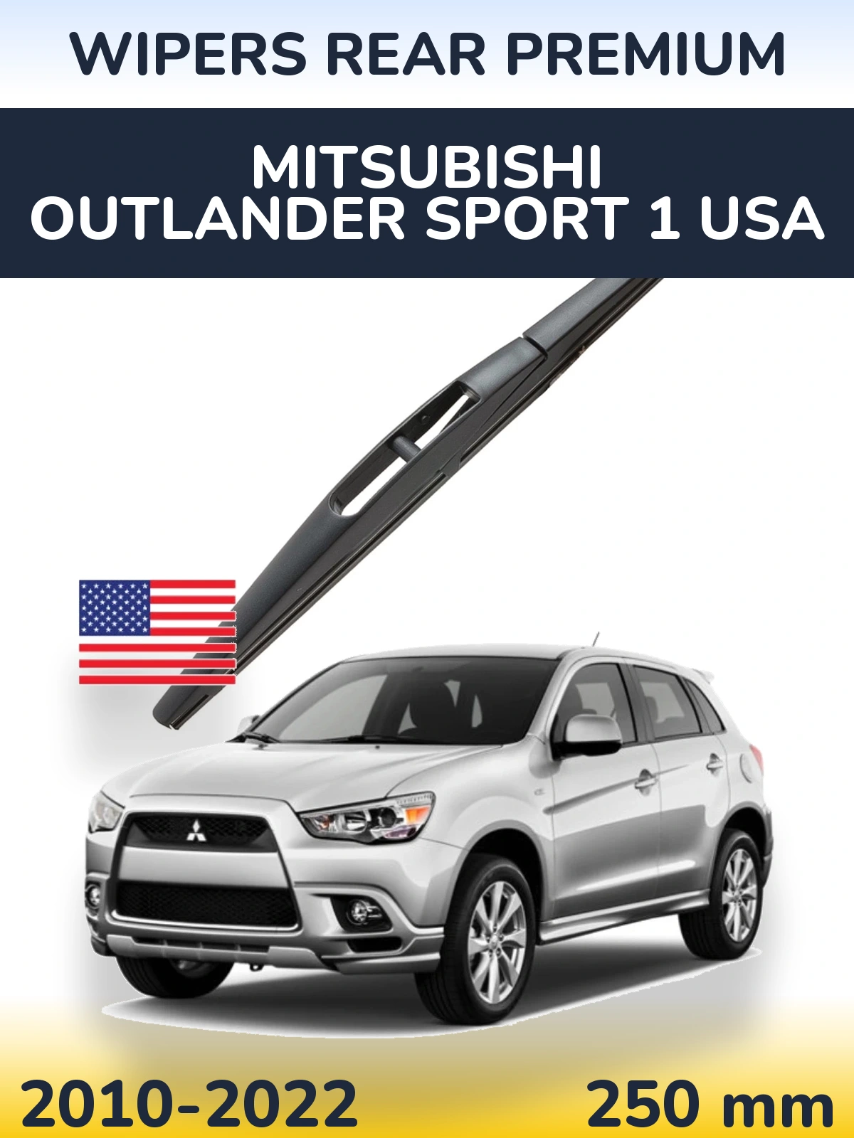 Torkarblad WIPERS REAR PREMIUM för Mitsubishi Outlander Sport 1 USA