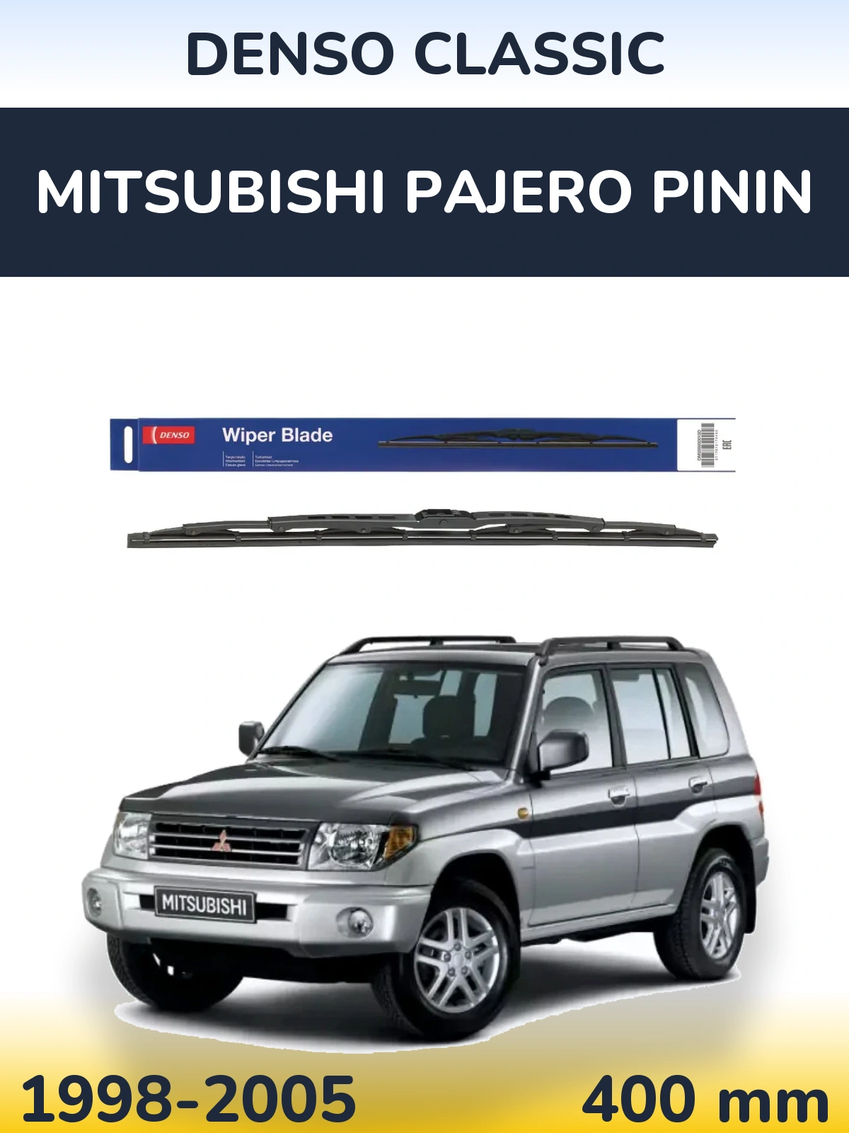 Torkarblad Denso Classic för Mitsubishi Pajero Pinin