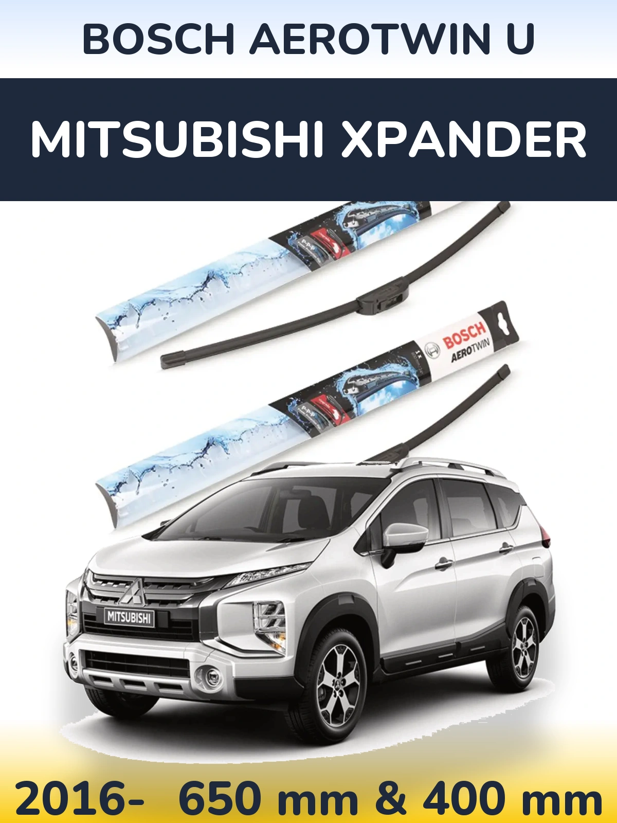 Torkarblad BOSCH AeroTwin U för Mitsubishi Xpander