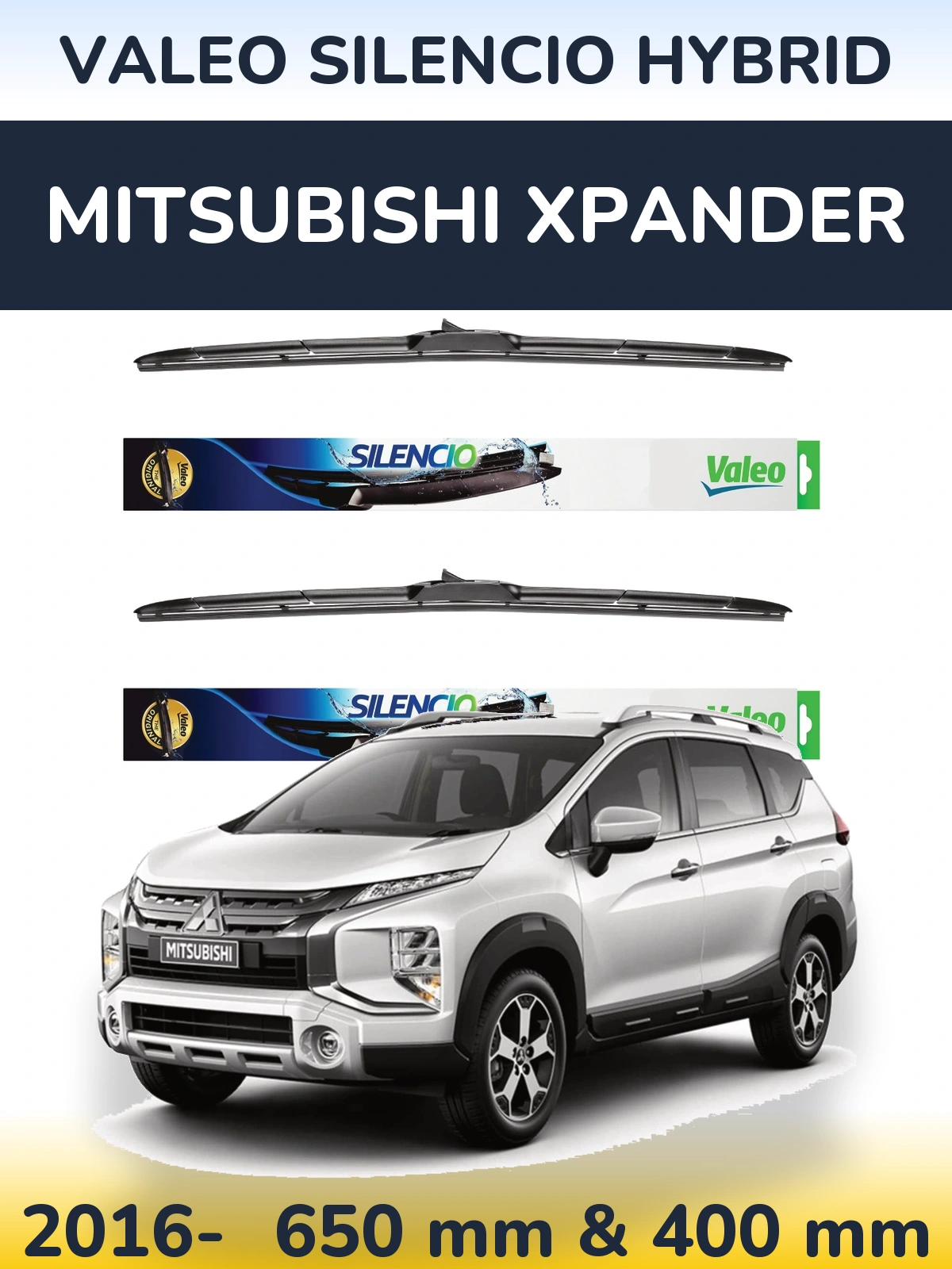 Torkarblad Valeo Silencio Hybrid för Mitsubishi Xpander