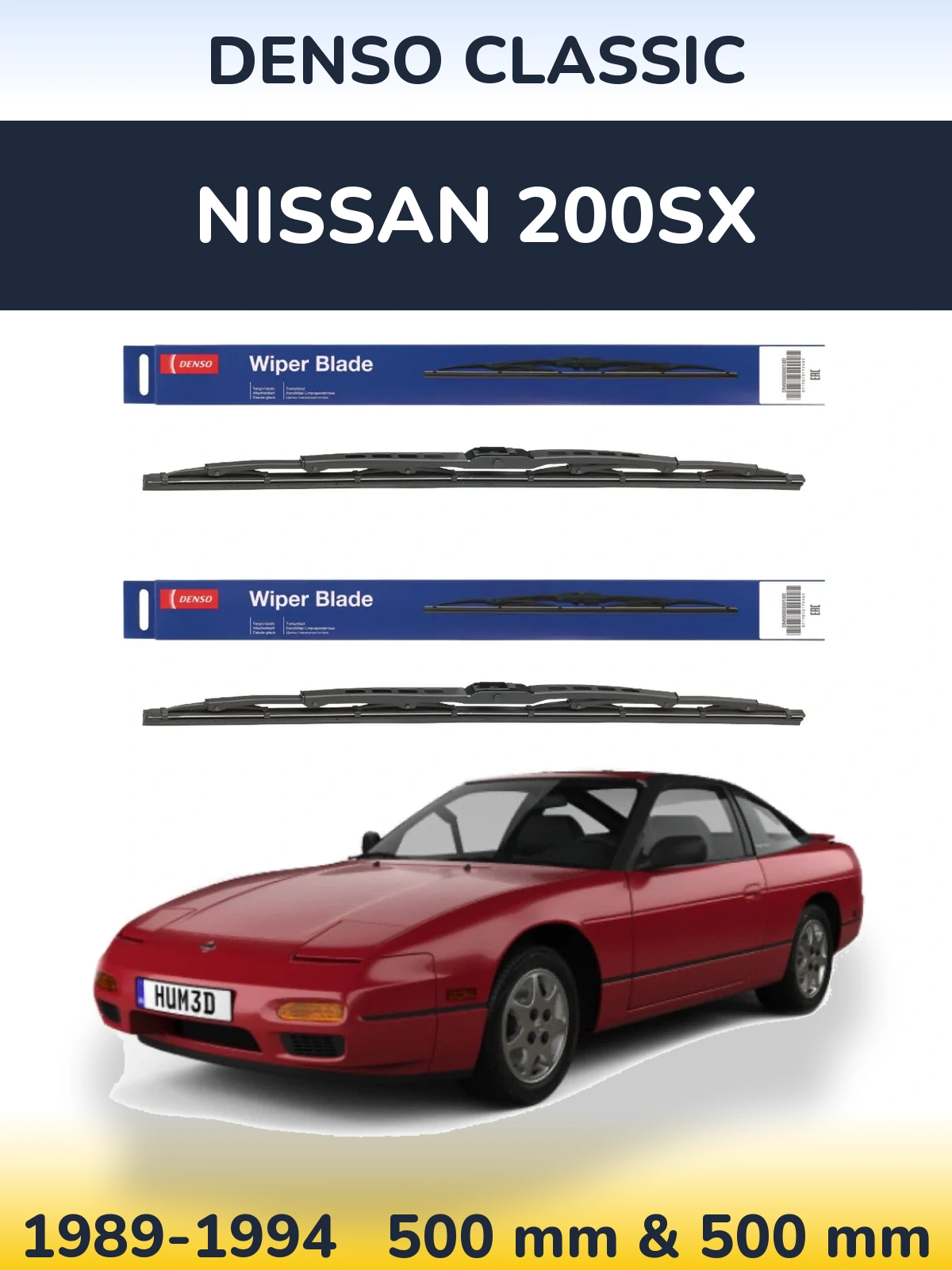 Torkarblad Denso Classic för Nissan 200SX