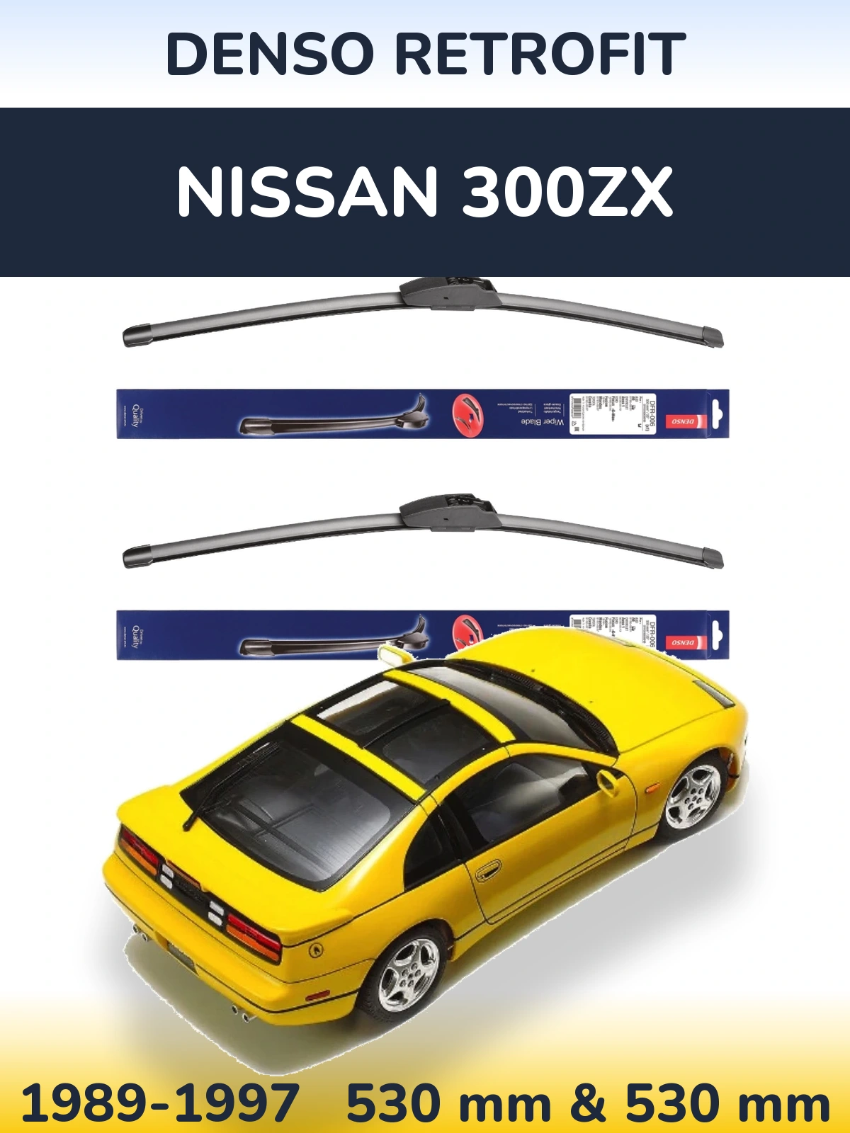 Torkarblad Denso Retrofit för Nissan 300ZX