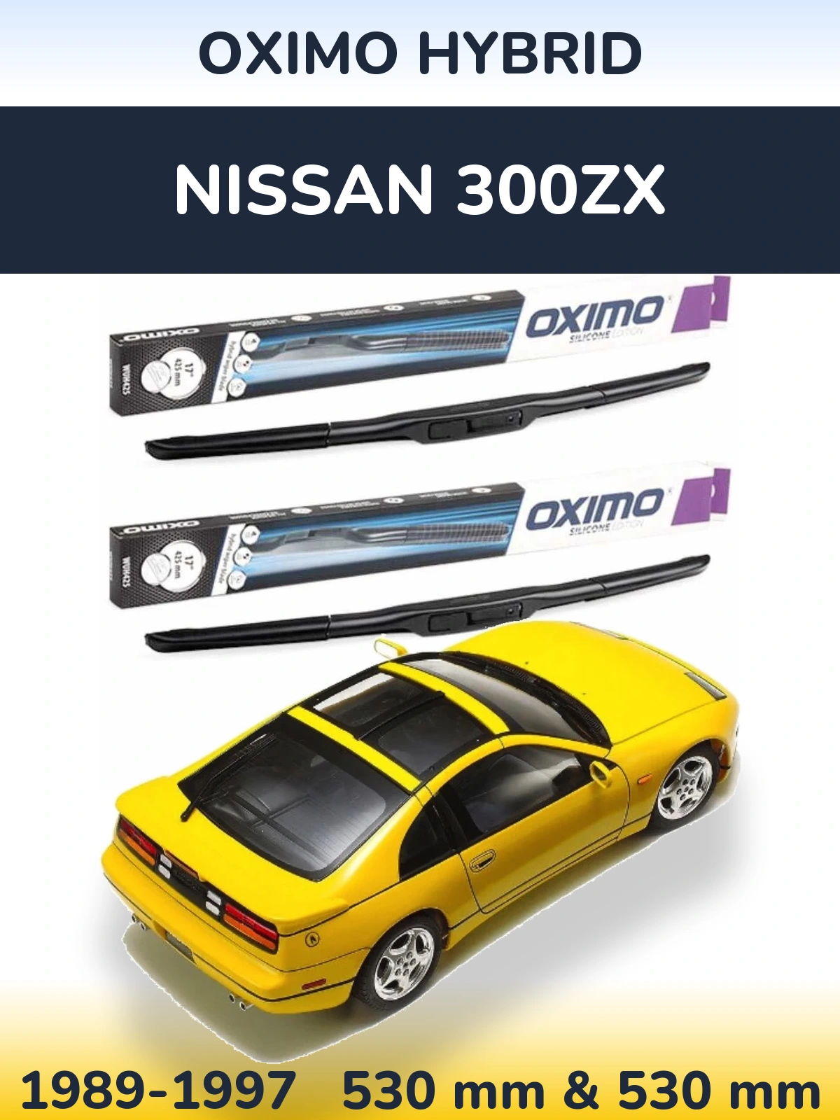 Torkarblad Oximo Hybrid för Nissan 300ZX