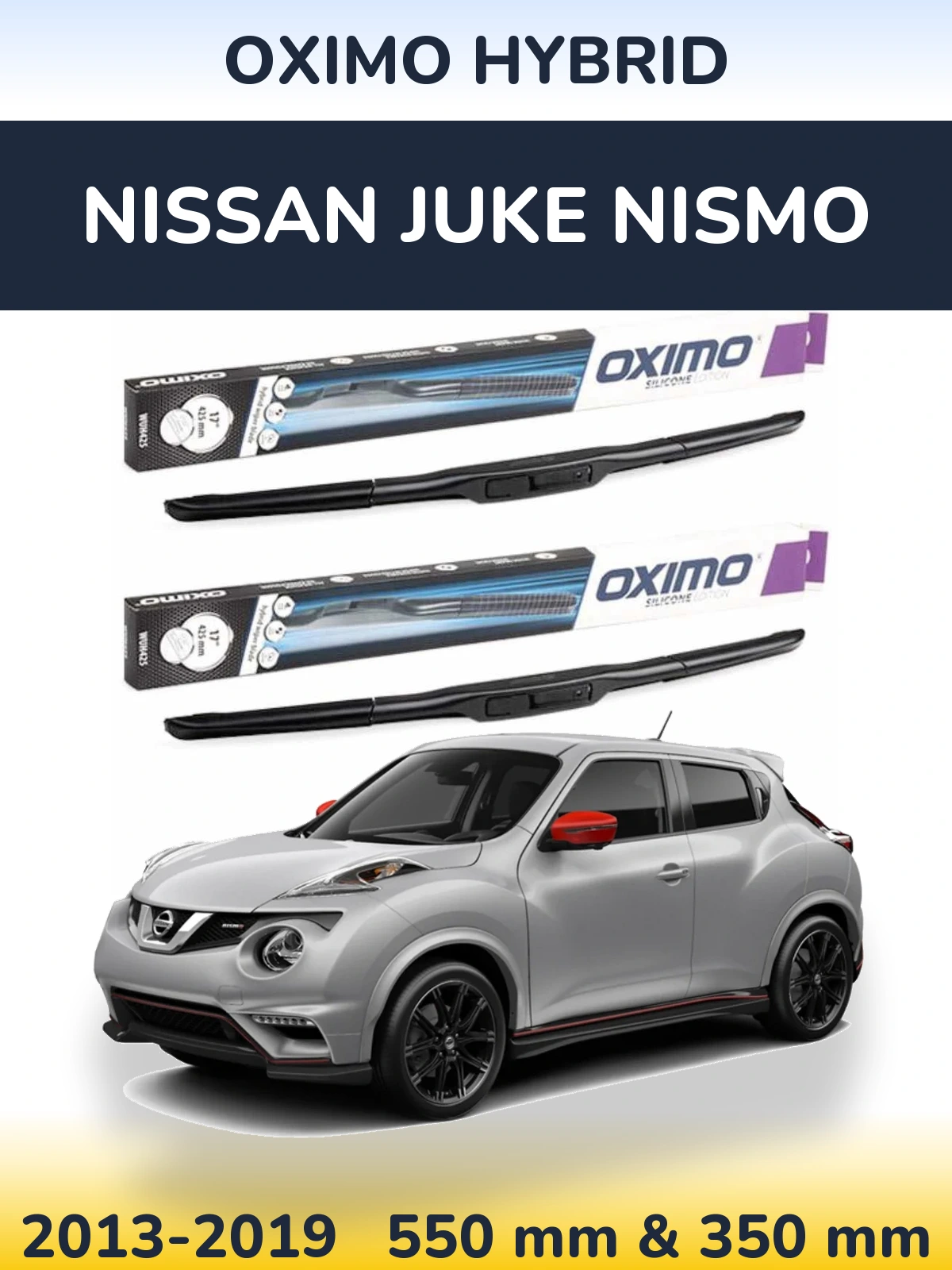 Torkarblad Oximo Hybrid för Nissan Juke Nismo