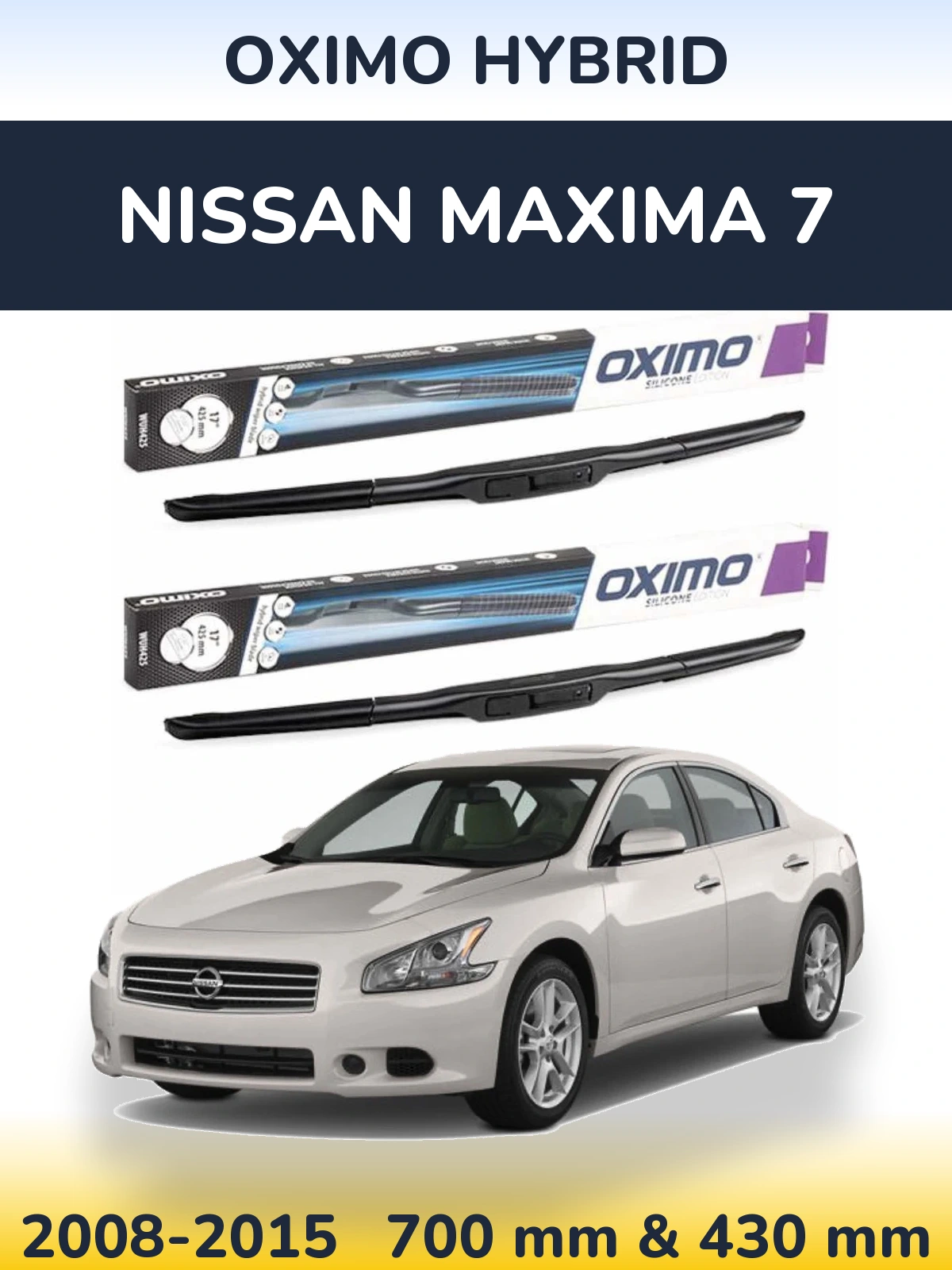 Torkarblad Oximo Hybrid för Nissan Maxima 7