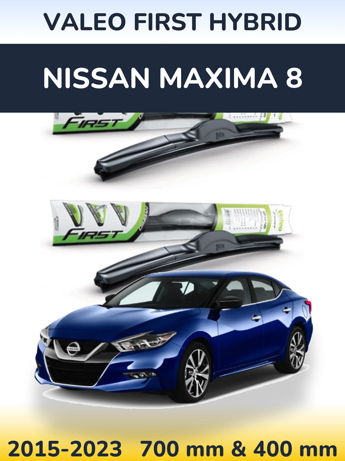 Torkarblad Valeo First Hybrid för Nissan Maxima 8