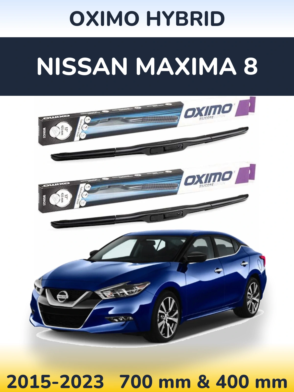 Torkarblad Oximo Hybrid för Nissan Maxima 8